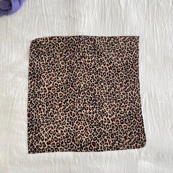 No brand cheetah print scarf / top - Picture 6 of 7